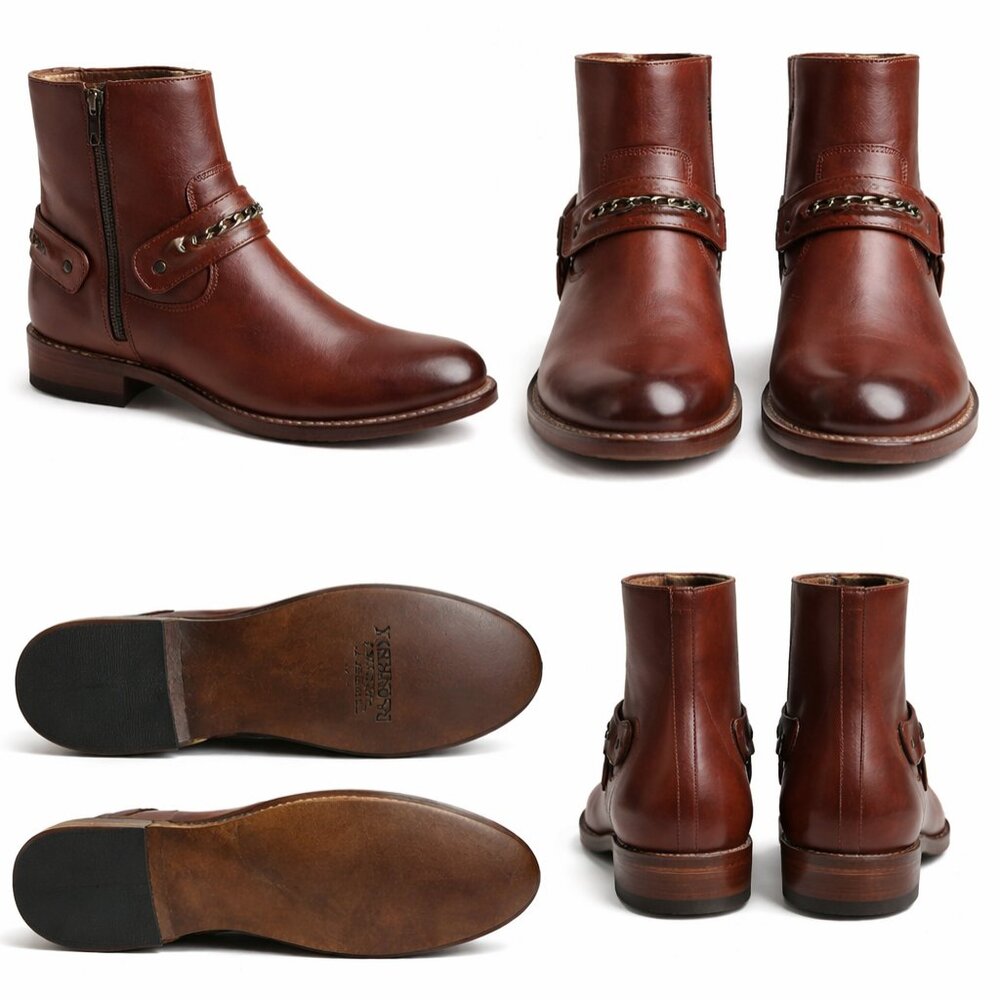 NEW Freebird Portland Men's Boots – Cognac – Size 10 – BRAND NEW - Picture 2 of 7